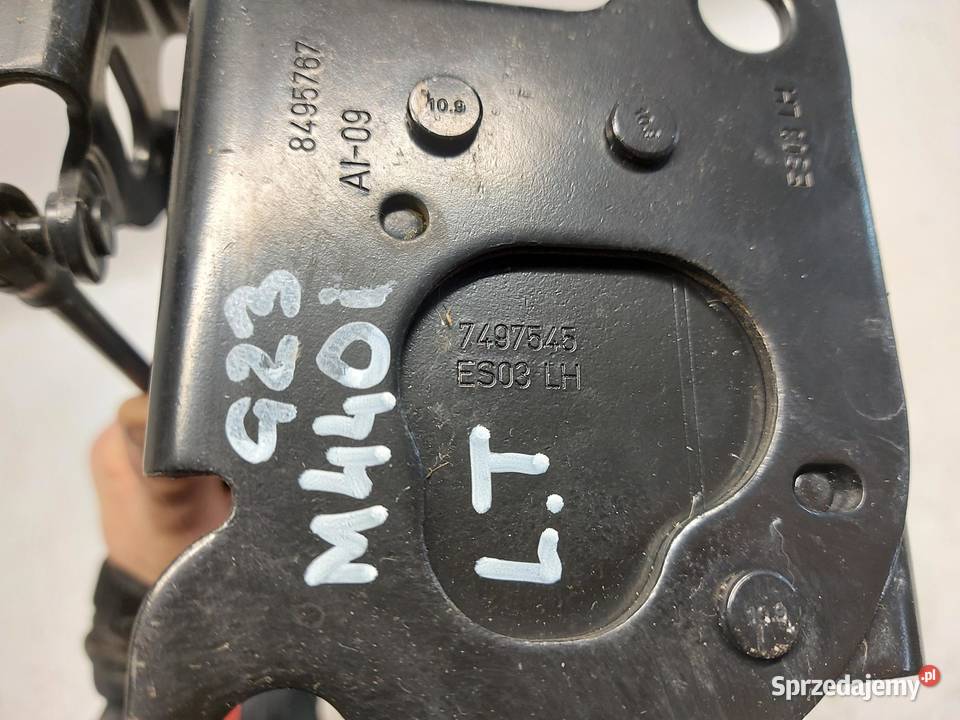 BMW G23 G22 M440i Cabrio Zawias klapy bagażnika Zawiasy, bolce i prowadnice