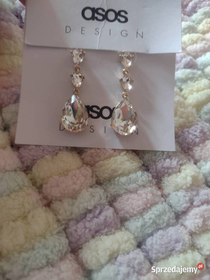 ASOS Bogato zdobione kolczyki wieczorowe z Kraków