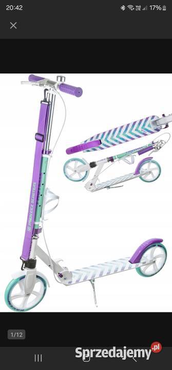 Hulajnoga Raven Pastelle Pro biały 2 kółka Lubin sprzedam