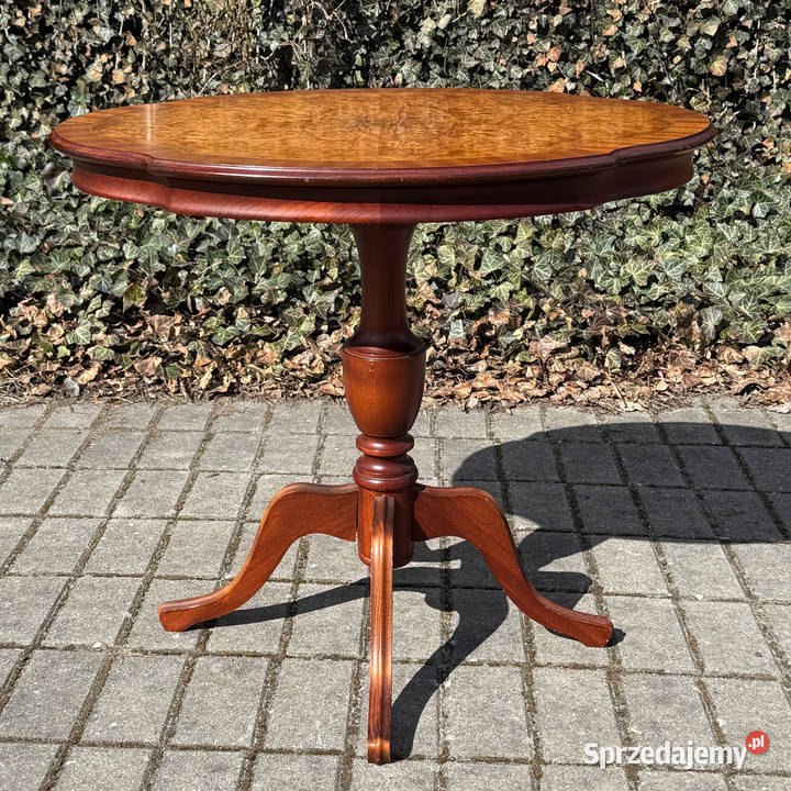 ARTexpert Stół stolik kawowy owalny Ludwik Dobrzany