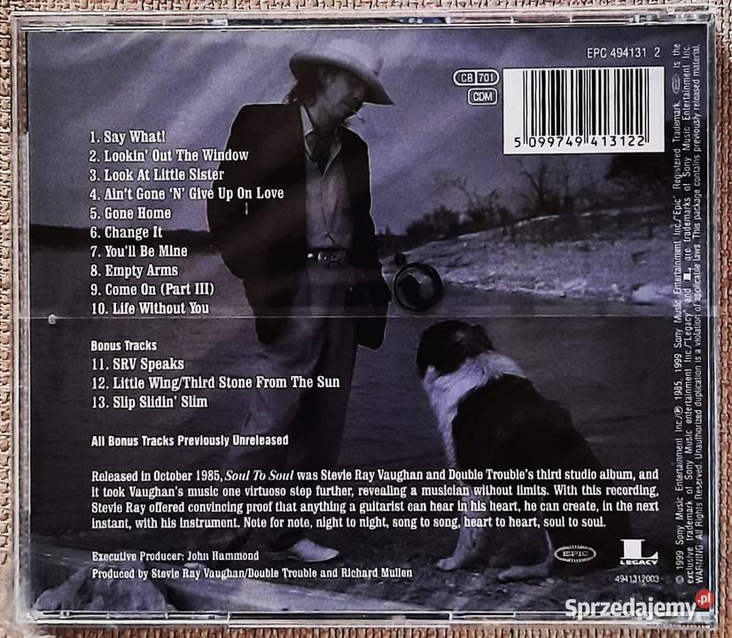 Album CD Stevie Ray Vaughan And Double Trouble Warszawa