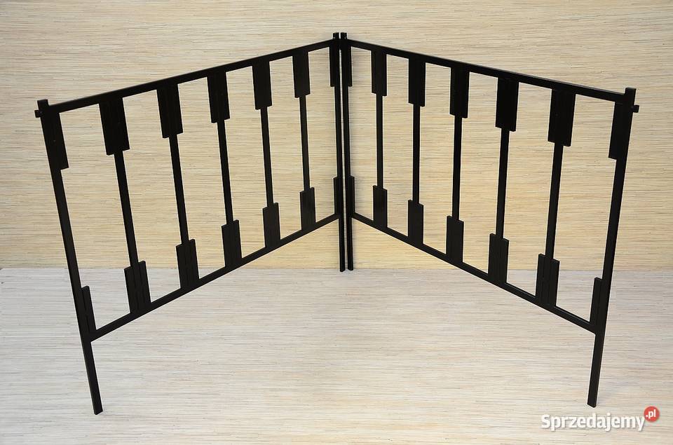 Płotek metalowy ogrodowy palisada do ogrodu 100 małopolskie