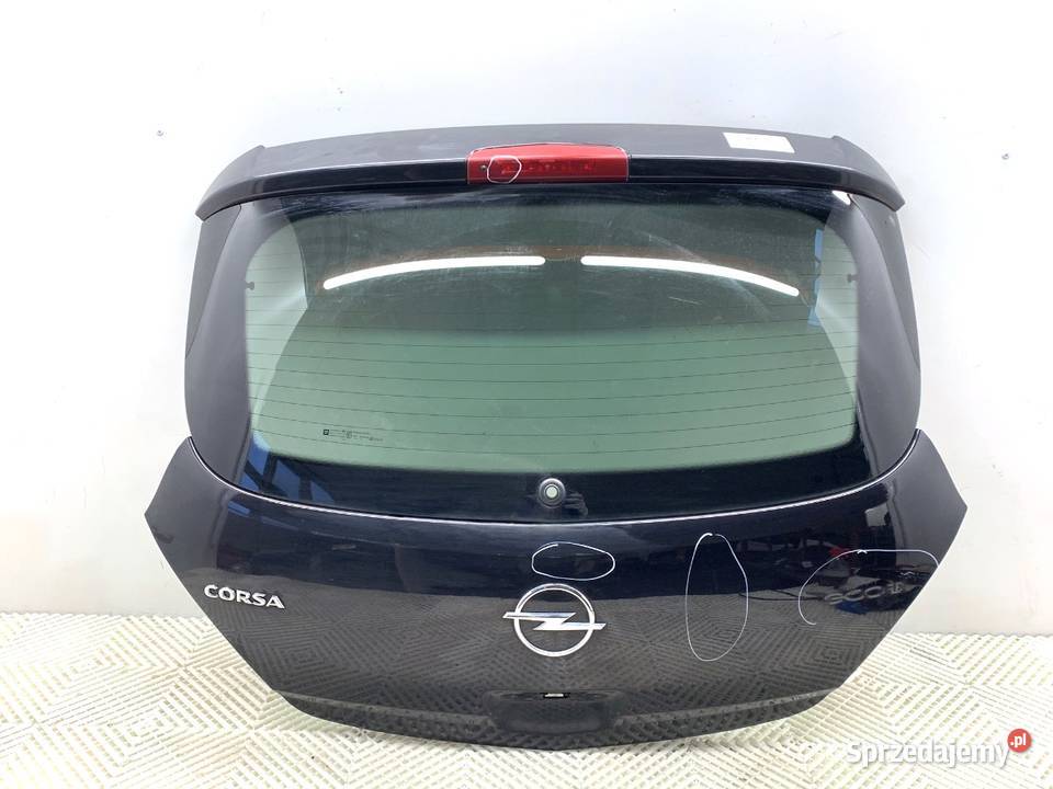 KLAPA TYŁ OPEL CORSA D Hatchback 0614 CZARNY osobowe podkarpackie