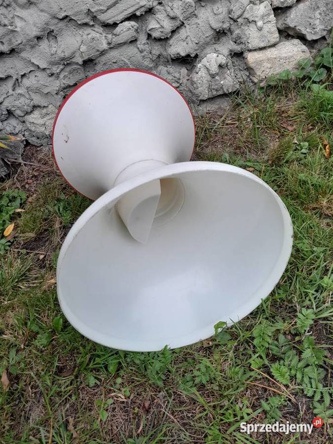 Stary plastikowy taboret PRL klepsydra pojemnik śląskie
