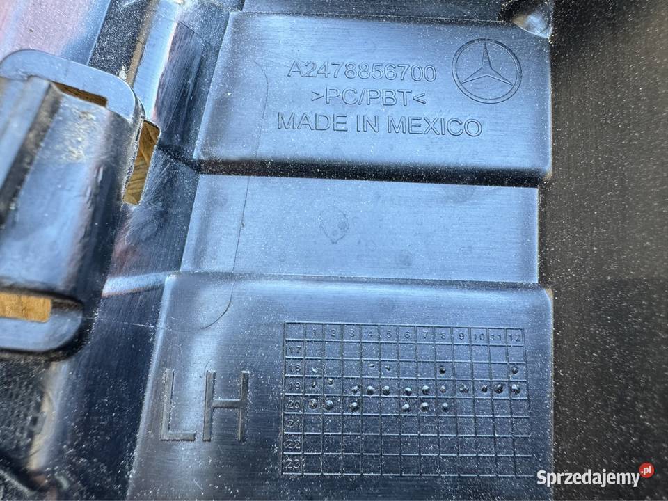 Ślizg mocowanie zderzaka przód lewe LH Sieraków