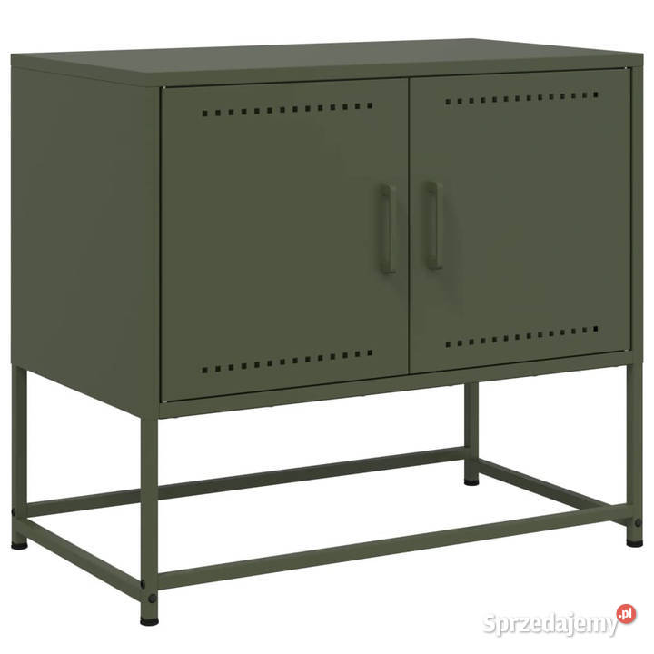 Szafka pod telewizor oliwkowa 685x39x605 stalowa RTV sprzedam