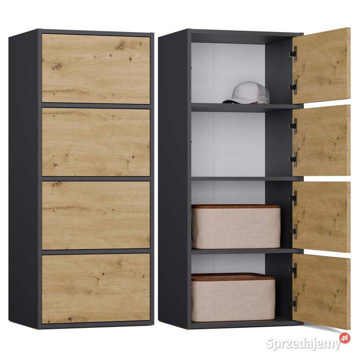 Komoda ALMA ANTRACYT DĄB ARTISAN opolskie