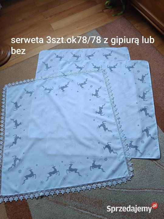 Sprzedam bieżniki poduszkiposzewki Boże Radzyń Podlaski