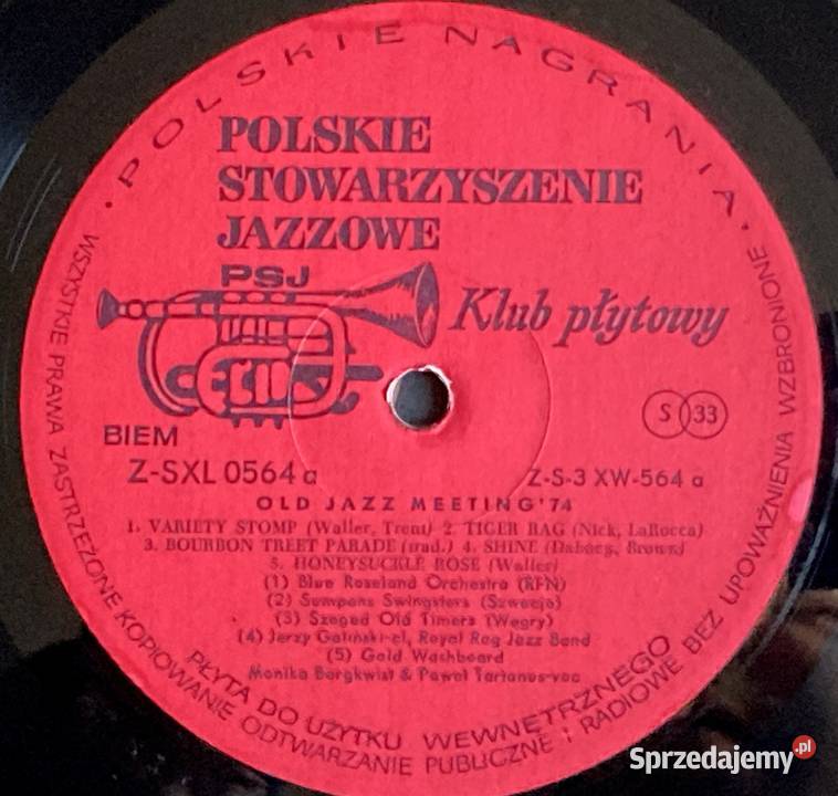 Old Jazz Meeting 74 PSJ Klub Płytowy IX płyta winylowa Szczecin sprzedam