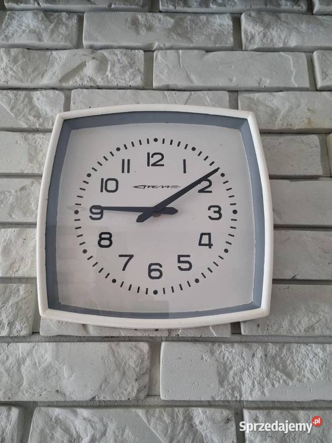 Zegar ścienny radziecki STRELA ZSRR CCP PRL LATA pomorskie Solnica