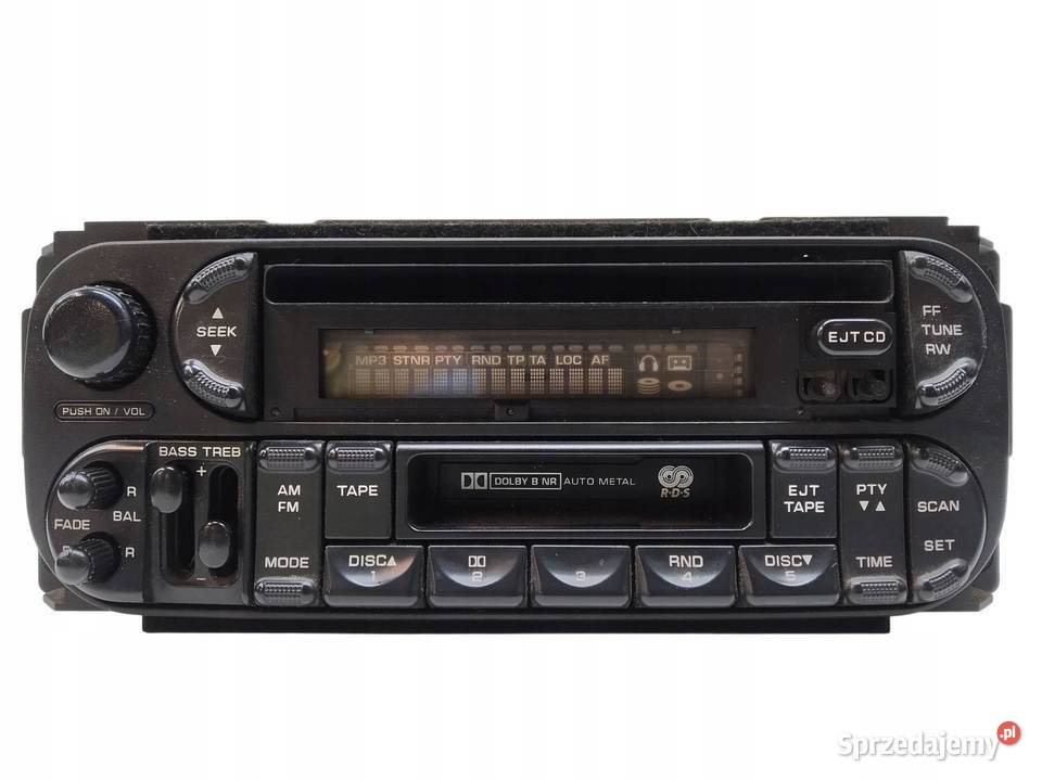 RADIO 05064042AD Dodge Grand Caravan II 19901995 Sprzęt audio fabryczny
