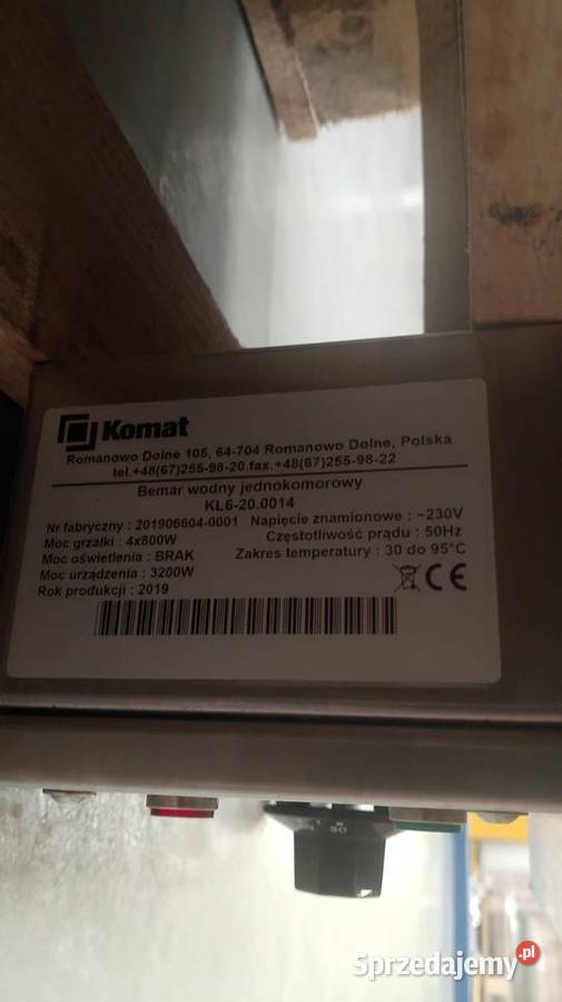 WANNA BEMAROWA DO ZABUDOWY 4XGN 11 KL6200014 Gastronomia Wrocław sprzedam
