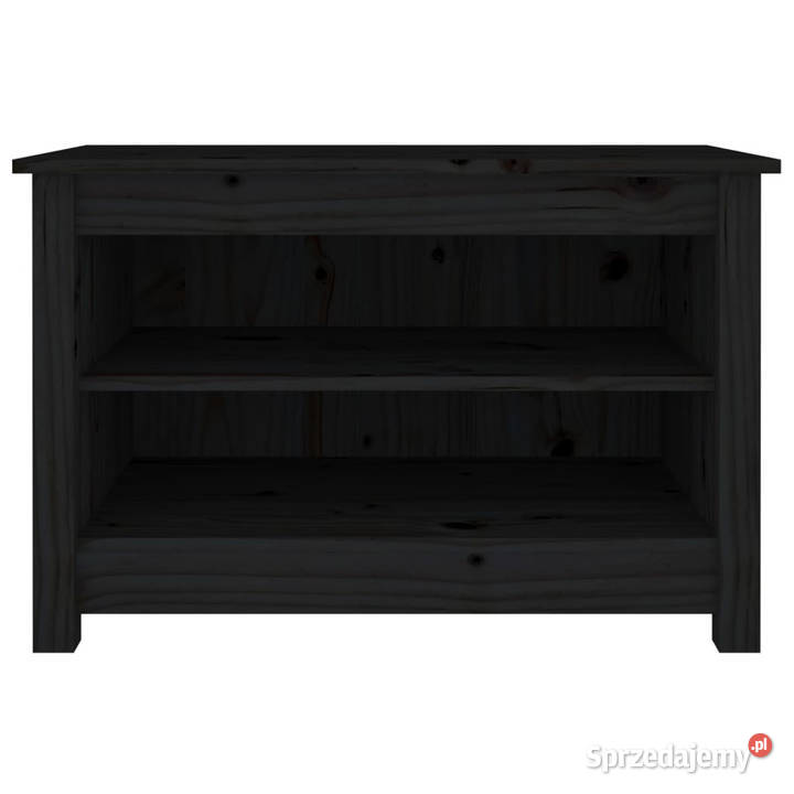 Szafka na buty czarna 70x38x455 drewno sosnowe mazowieckie Warszawa