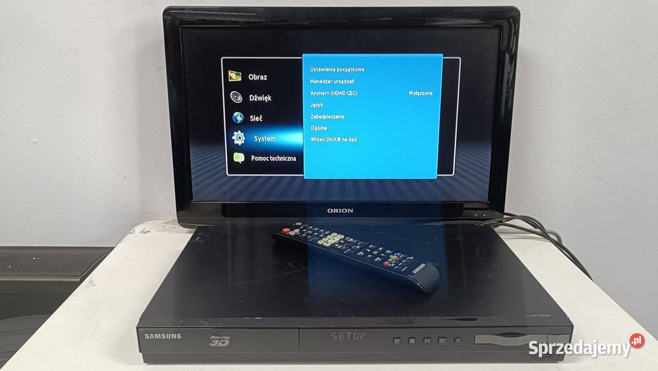 SAMSUNG HTE4500 z pilotem Amplituner Blueray