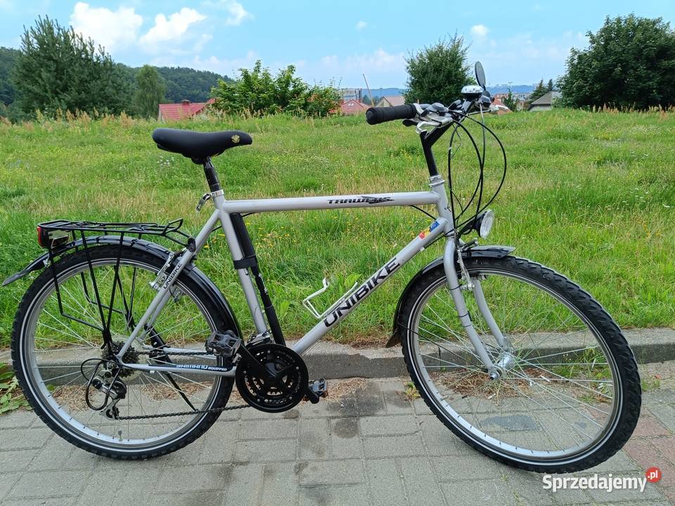 Rower Unibike Trawers M męski Rama srebrna 21