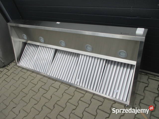 Nowy Okap Skośny W Górę Z Filtrami I