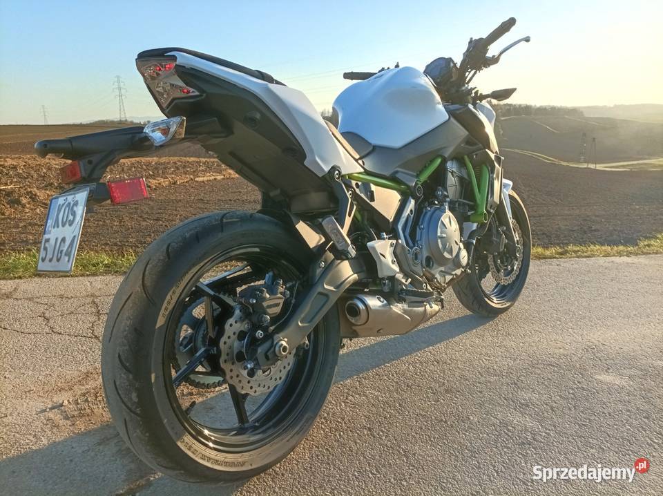 Kawasaki Z650 2017 6100 przebiegu DO KONCA ROKU 6100km Kawasaki małopolskie Oświęcim