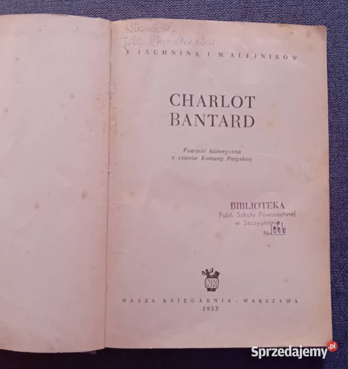 J Jachnina M Alejnikow Charlot Bantard Nasza wielkopolskie Koźminek