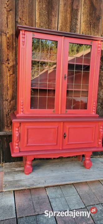 czerwony satynowy kredens barek biblioteczka 45cm Meble Rzeszów sprzedam