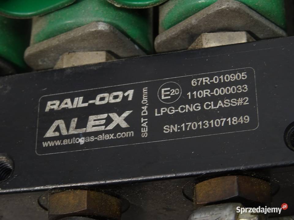 WTRYSKI DO GAZU LPG RAIL001 WTRYSK GAZU GAZOWY Wtryskiwacze