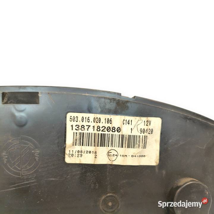 LICZNIK ZEGARY 1358173080 Fiat Ducato Boxer osobowe Liczniki i zegary Chełm sprzedam