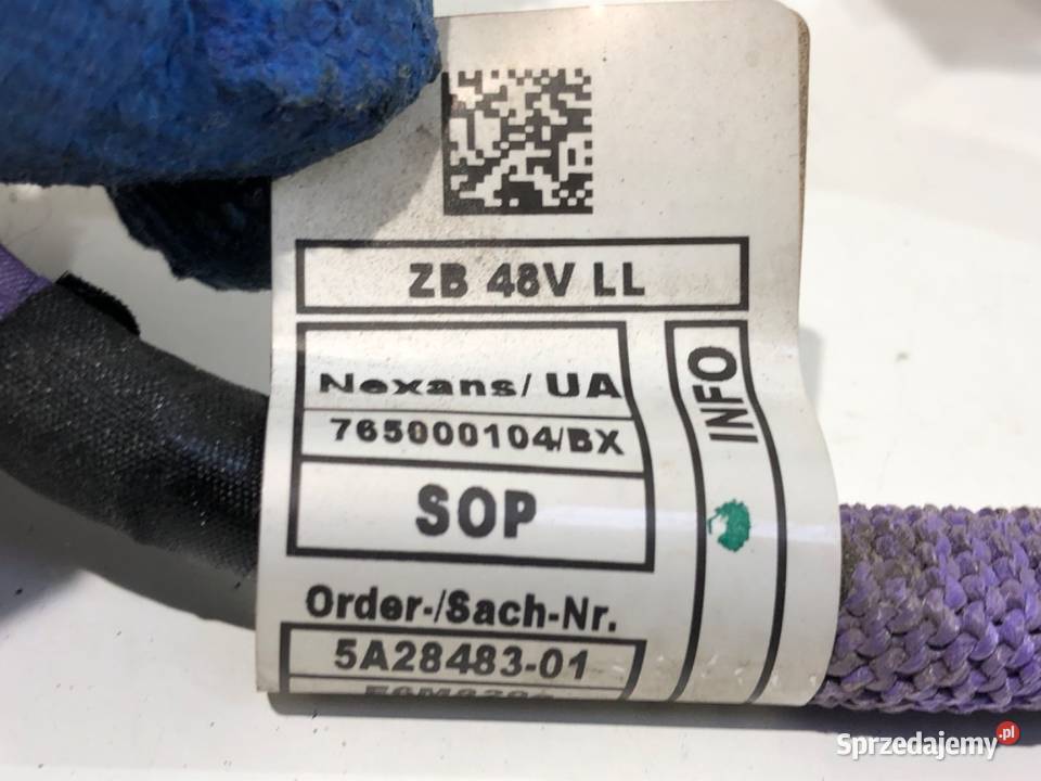 PRZEWÓD WYSOKIEGO NAPIĘCIA BMW G30 Przewody, wtyczki i wiązki sprzedam