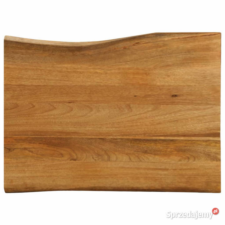 Blat stołu 80x60x25 naturalna krawędź lite