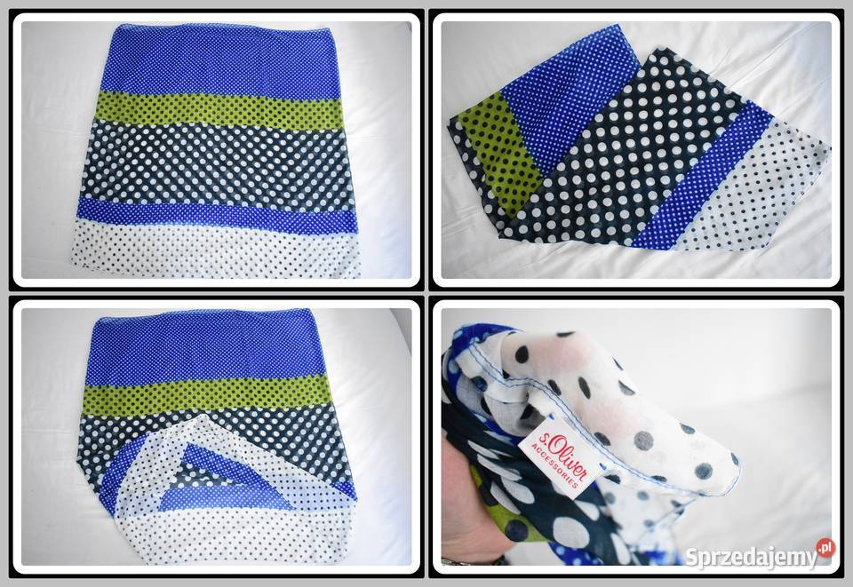 Zestaw chust szali kominów 5 sztuk kolorowe Płock