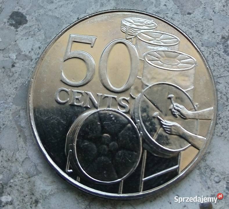 TRINIDAD AND TOBAGO50 CENTS2003 rBĘBNYŁADNA Numizmatyka Legionowo