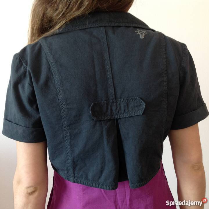 Żakiecik krótki grafitowy Częstochowa