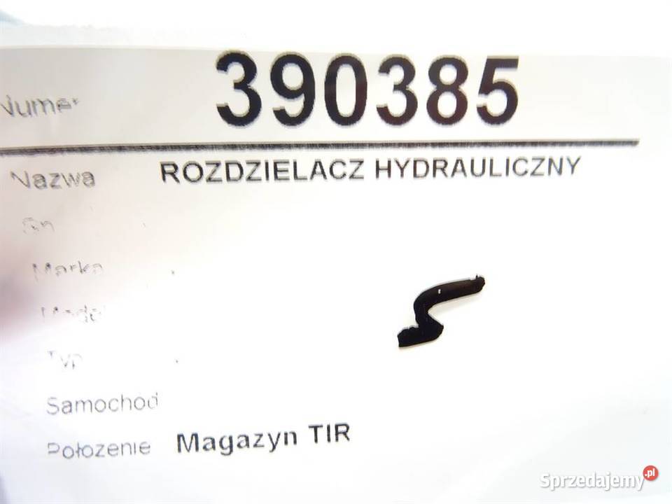ROZDZIELACZ HYDRAULICZNY