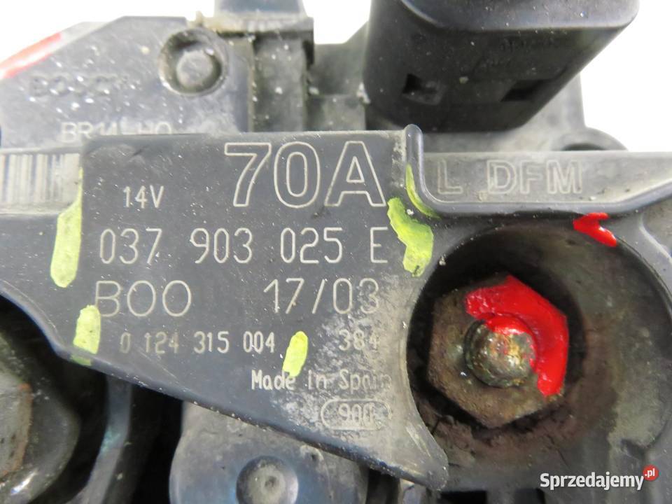 ALTERNATOR VW POLO 9N 12 12V 037903025E małopolskie