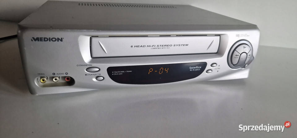 Video VHS magnetowid dvd Medion 6head stereo sprzedam