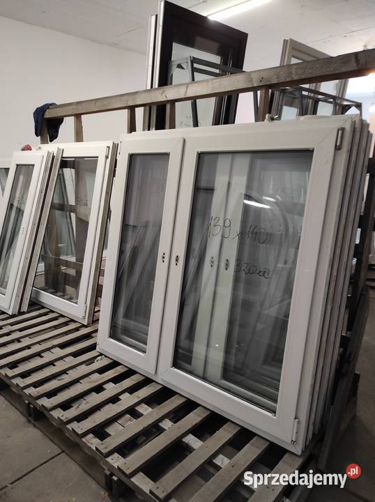 Okna drzwi używane pcv plastikowe używane DUŻY PCV sprzedam