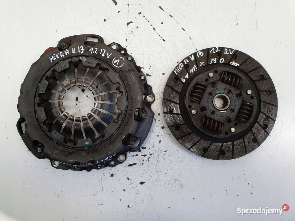 Nissan Micra IV K13 12 16V DOCISK TARCZA osobowe Sprzęgła i elementy Janów