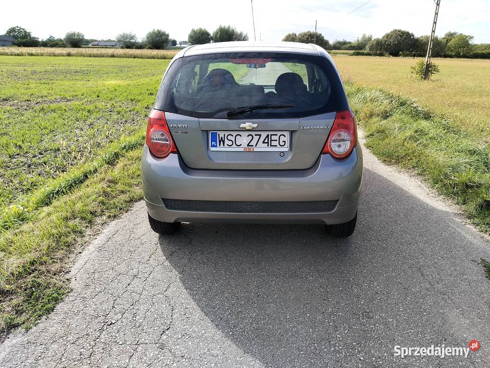 Chevrolet Aveo 2010 12 84 benzyna Sochaczew