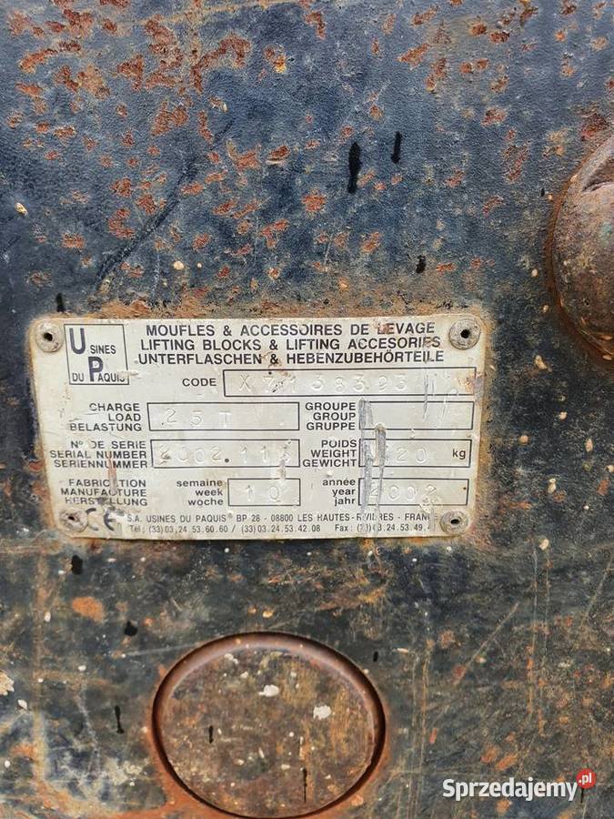 Terex ATT 4003 2002rPartsCzęści wielkopolskie Wilkowo