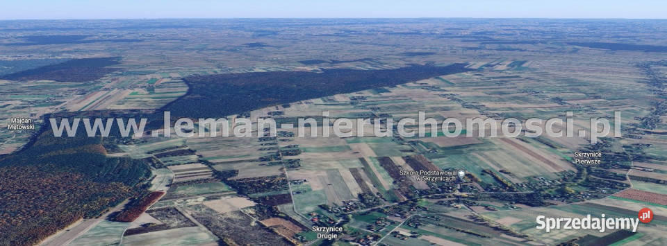 sprzedaży gruntu 1275m2 Skrzynice Pierwsze lubelskie sprzedam