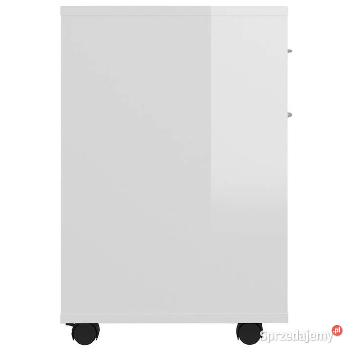 Szafka na kółkach biała z połyskiem 45x38x54 sprzedam