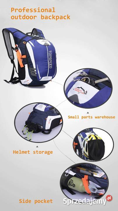 plecak TOP SPEED 18L rower bieganie zachodniopomorskie Szczecin