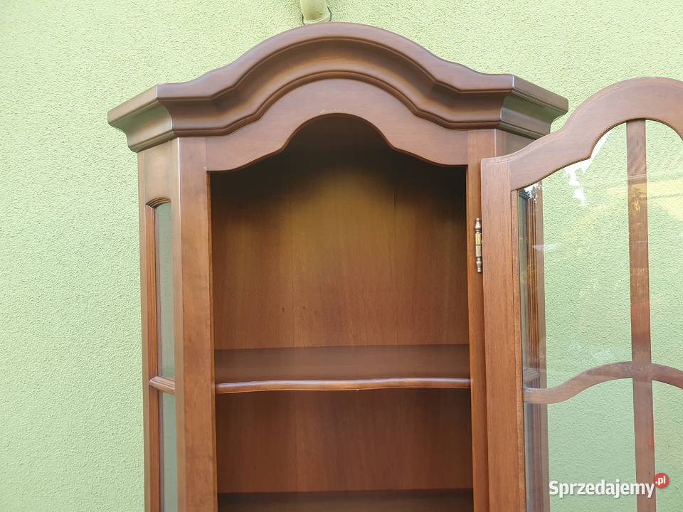 Witrynka serwantka przeszklona drewno sprzedam