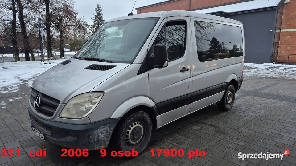 MERCEDES SPRINTER 22 CDI 9 OSOBOWY nieuszkodzony Częstochowa