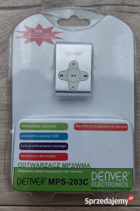 Odtwarzacz mp3wma Denver MPS203C nowy w MP3 Siemianowice Śląskie
