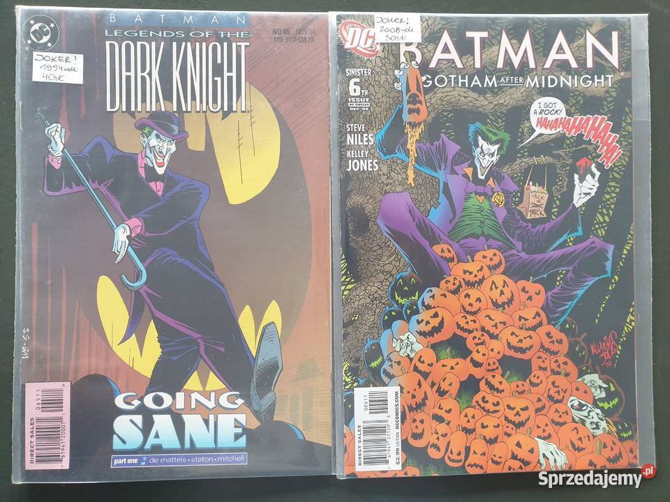 Joker zestaw 12 oryginalnych komiksów DC USA pomorskie