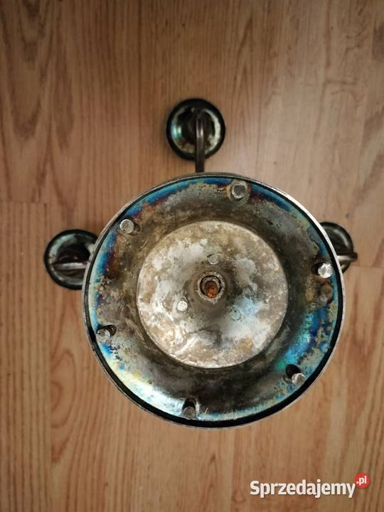 Świecznik pięcioramienny metalowy Choszczno sprzedam