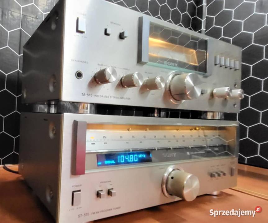 Zestaw Sony Wzmacniacz TA515 i Tuner ST515 Grodków
