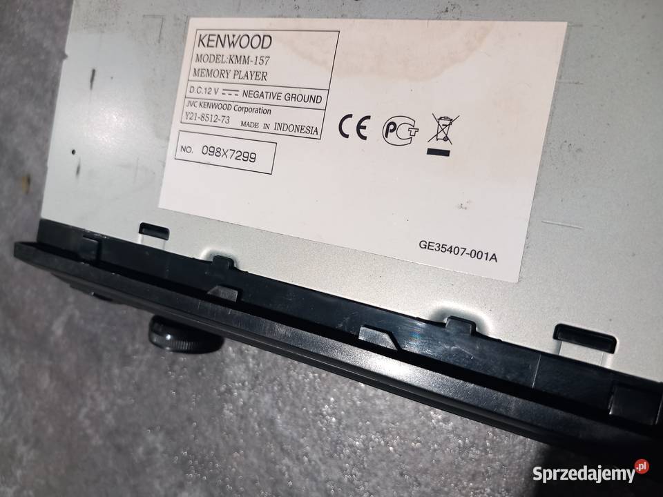 Radio Kenwood KMM157 osobowe Opatów