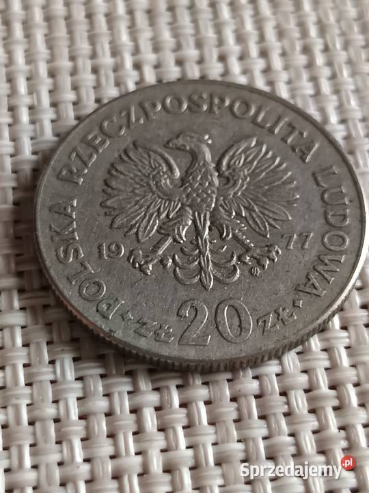 Marceli Nowotko 20 zl 1977 r Chełm