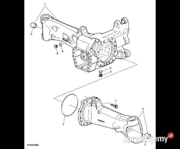 John Deere 7530 Premium Obudowa AL175809 Jastrzębniki
