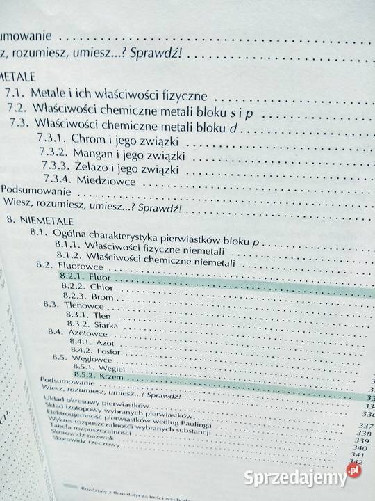 Chemia 1 żak rozszerzony podręcznik Antykwariat sprzedam